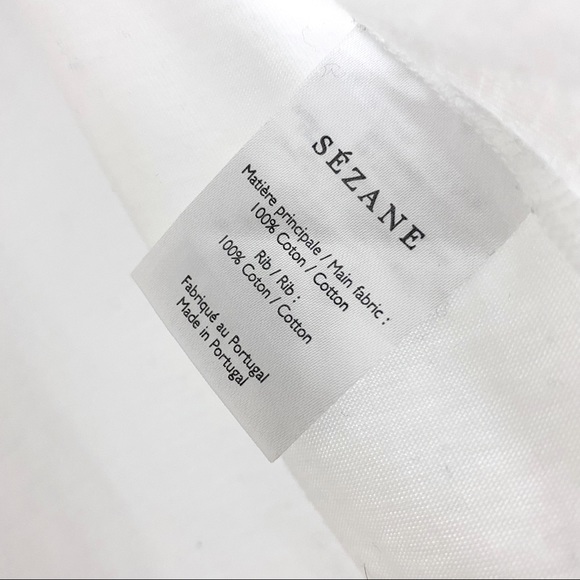 Sezane Vintage The Sun Machine 100% Organic Cotton T-Shirt in size L - Picture 4 of 6